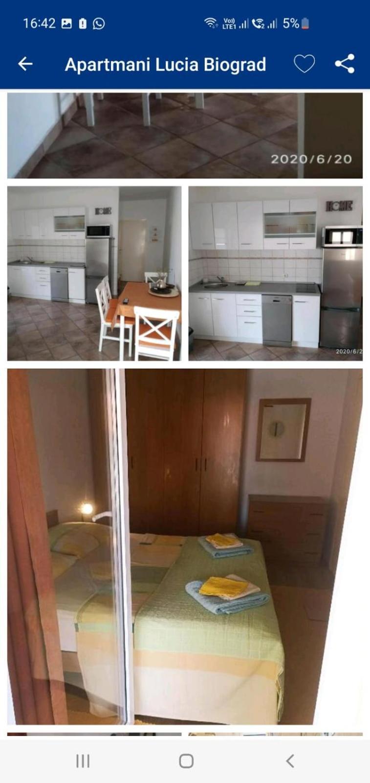 Apartmani Lucia Biograd Biograd Na Moru Zewnętrze zdjęcie