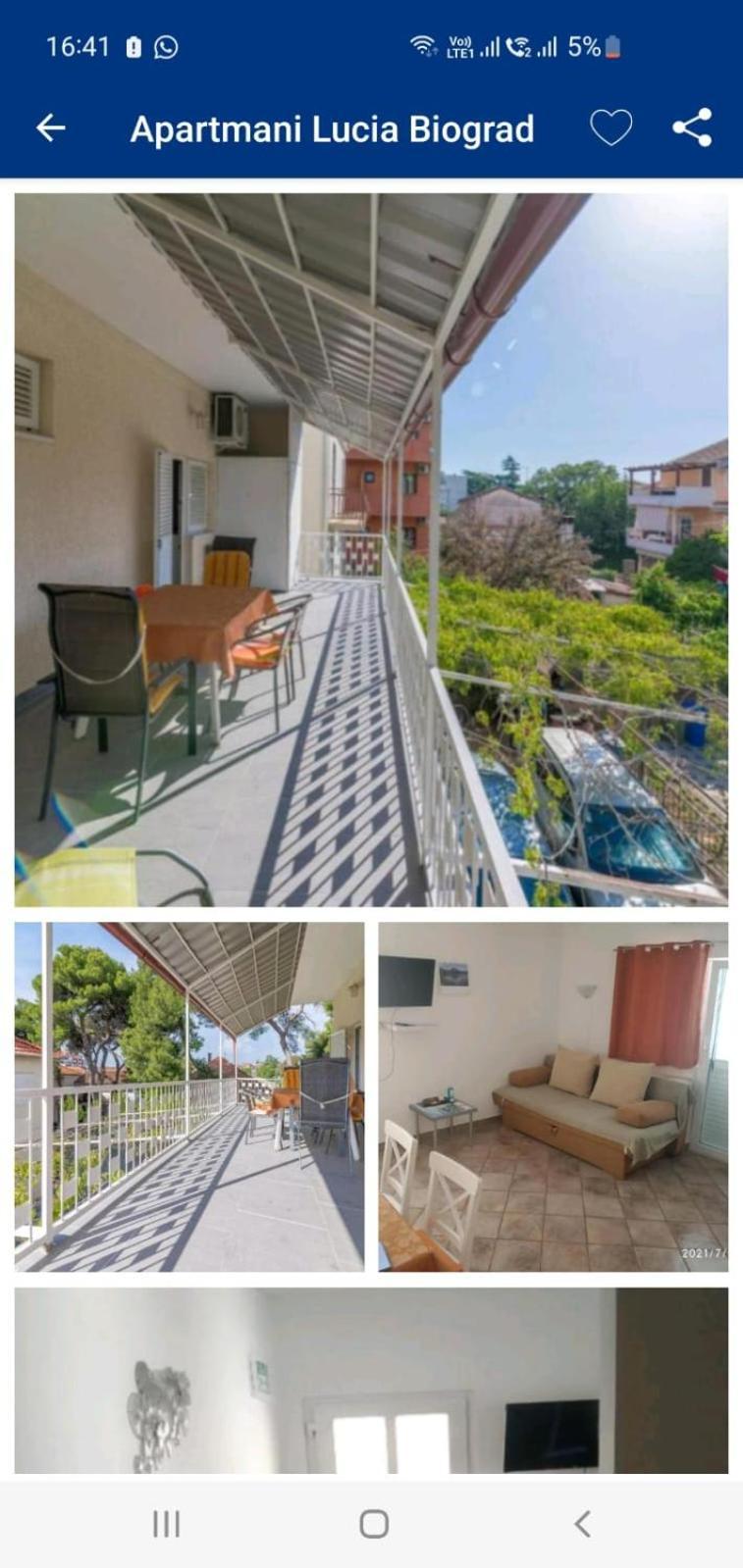 Apartmani Lucia Biograd Biograd Na Moru Zewnętrze zdjęcie